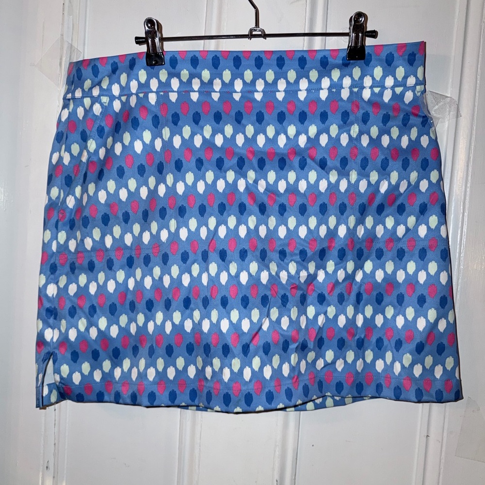 Vineyard Vines Blue and Pink Mini Skirt size 12 like new